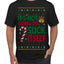 It's Not Going to Suck Itself Funny Candy Cane Ugly Christmas Sweater Men's T-Shirt
