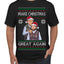 Make Christmas Great Again Trump Vance 2024 Movie Parody Ugly Christmas Sweater Men's T-Shirt