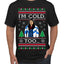 I'm Cold Too Funny Classic 70s Show Damn Jackie Ugly Christmas Sweater Men's T-Shirt