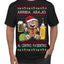 Arriba Abajo Al Centro Pa'Dentro Cheers to Health Salud Ugly Christmas Sweater Men's T-Shirt