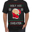 Ugly Ass Sweater Funny Santa Claus Butt Xmas Ugly Christmas Sweater Men's T-Shirt