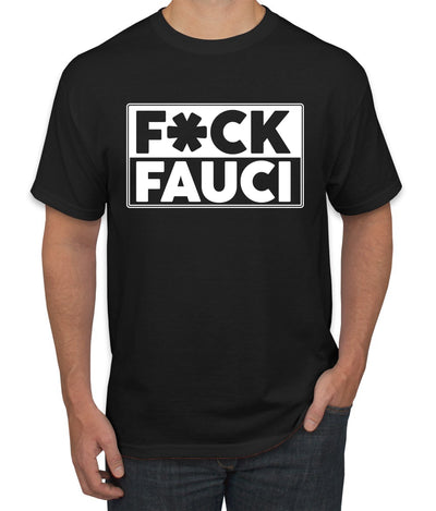 Fuck Fauci Men’s Funny Political Graphic T-Shirt Political Men's T-Shirt