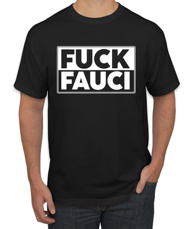 Fauci Funny Mens Tshirts Political Graphic T shirts for Men Political Men's T-Shirt