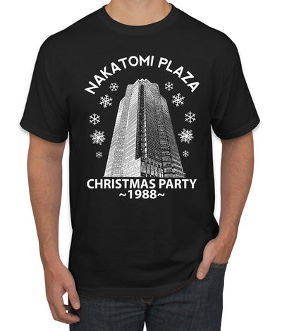 Nakatomi Plaza Christmas Party 1988 Classic McClane Die Hard Ugly Christmas Men's T-Shirt