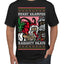Merry Krampus Naughty Brats | Funny Ugly Christmas Sweater Men's T-Shirt