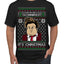 Ho Ho Holy Schnikes Funny 90s Classic Tommy Boy Movie Ugly Christmas Sweater Men's T-Shirt