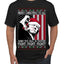 Merry Christmas to All a Good Fight | Santa Donald Trump Ugly Christmas Sweater Men's T-Shirt