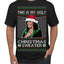 This Is My Ugly Sweater Funny Santa Kamala Harris Ugly Christmas Sweater Men's T-Shirt