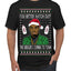 You Better Watch Out, the Diddler's Coming to Town, Funny Santa P Diddy Diddler Funny Party Viral Music Baby Oil Meme Ugly Christmas Sweater Men's T-Shirt