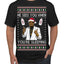 He Sees You When You're Sleeping, Funny Santa P Diddy Diddler Funny Party Viral Music Baby Oil Meme Ugly Christmas Sweater Men's T-Shirt