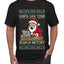 Santa Saw Your Search History, Funny Internet Humor, Ugly Christmas Sweater Men's T-Shirt