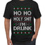 Ho Ho I'm Drunk, Funny Humor Christmas Unisex Sweater, Ugly Christmas Sweater Men's T-Shirt