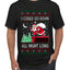 I Could Go Down All Night Long, Ugly Christmas Sweater Men's T-Shirt
