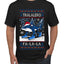 Tralalero Fa La La Brainrot, Ugly Christmas Sweater Men's T-Shirt