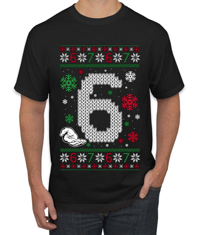 Christmas 6 Meme, Ugly Christmas Sweater Unisex Men's T-Shirt