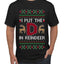 I Put The D In Reindeer, Ugly Christmas Sweater Unisex Men's T-Shirt