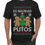 Es Navidad Putos, Ugly Christmas Sweater Unisex Men's T-Shirt