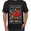 I Like To Jingle Her Bells, Ugly Christmas Sweater Unisex Men's T-Shirt