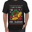 I Like To Ride His Sleigh, Ugly Christmas Sweater Unisex Men's T-Shirt