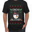 Snow Blower, Ugly Christmas Sweater Unisex Men's T-Shirt