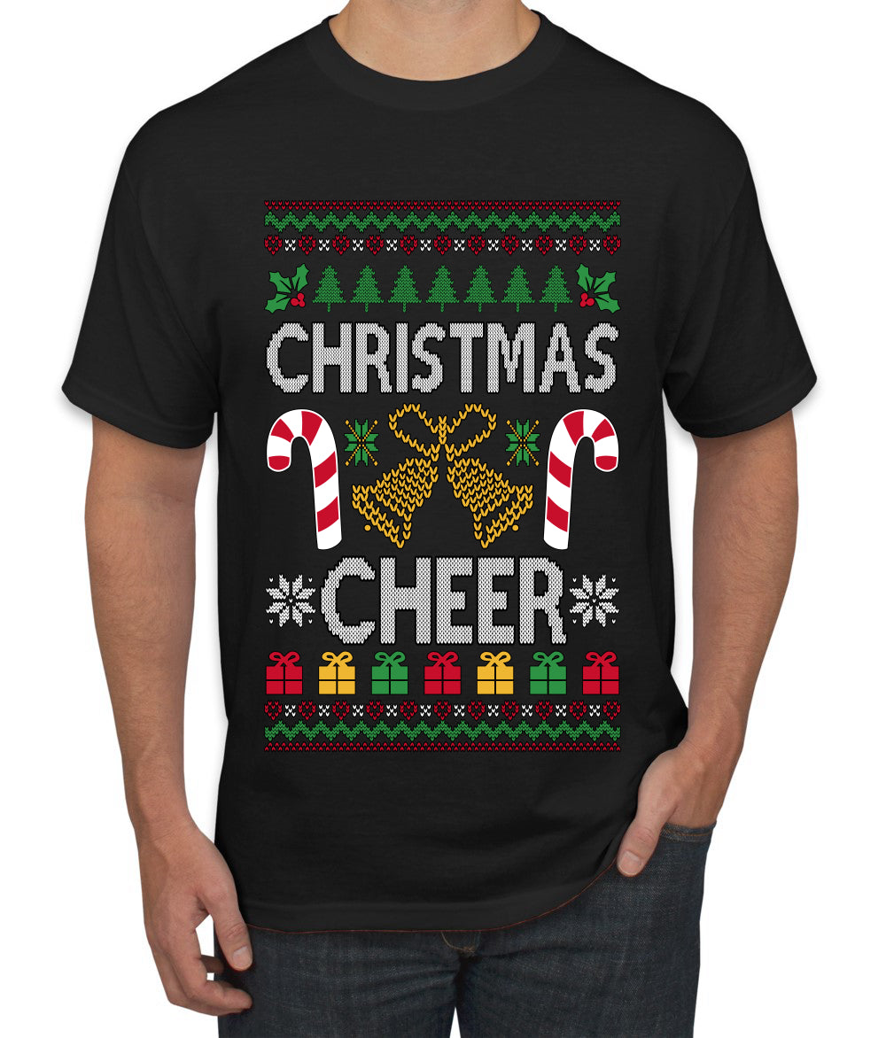 Christmas Cheer, Ugly Christmas Sweater Unisex Men's T-Shirt