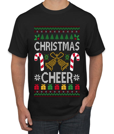 Christmas Cheer, Ugly Christmas Sweater Unisex Men's T-Shirt