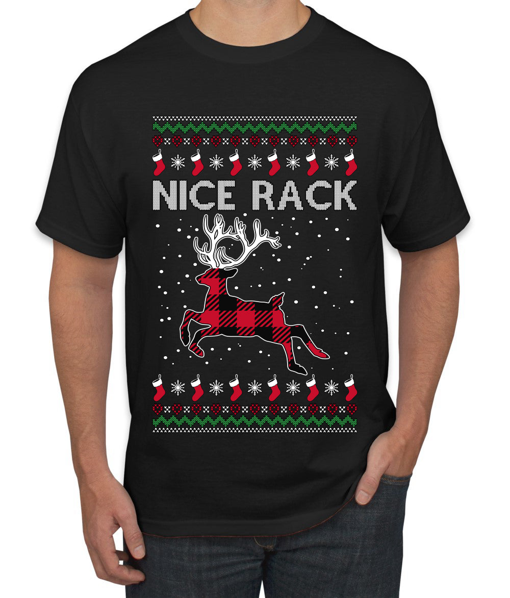 Nice Rack, Ugly Christmas Sweater Unisex Men's T-Shirt