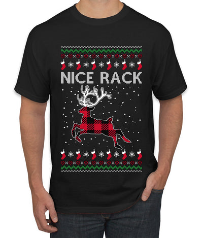 Nice Rack, Ugly Christmas Sweater Unisex Men's T-Shirt