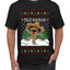 Feliz Navidad Dancing Gingerbread Man, Ugly Christmas Sweater Unisex Men's T-Shirt
