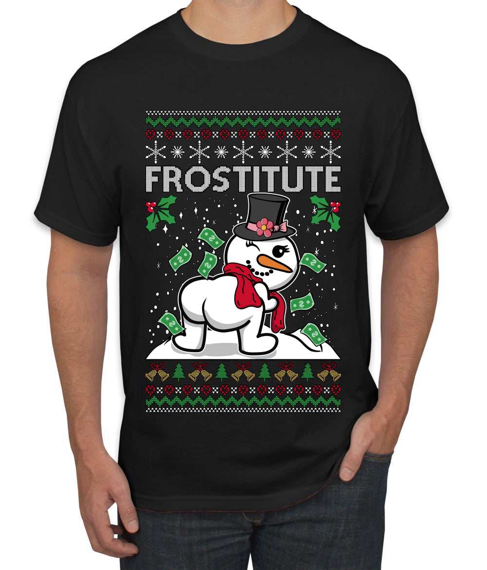 Frostitute, Ugly Christmas Sweater Unisex Men's T-Shirt