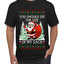 You Should See The Size Of My Sack Naughty Santa, Ugly Christmas Sweater Unisex Men's T-Shirt