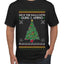 Deck The Halls With Guns & Ammo Fa La La La La, Ugly Christmas Sweater Unisex Men's T-Shirt