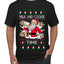 Milk And Cookie Time, Ugly Christmas Sweater Unisex Men's T-Shirt