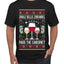 Jingle Bells, Zinfandel Pass The Cabernet Wine Drinker, Ugly Christmas Sweater Unisex Men's T-Shirt