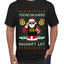 You're On Santa's Naughty List ICE Agent, Ugly Christmas Sweater Unisex Men's T-Shirt