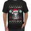 Look At Me Being All Festive And Shit, Ugly Christmas Sweater Unisex Men's T-Shirt