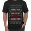 Due To Tariffs This Is My Ugly Christmas Sweater, Ugly Christmas Sweater Unisex Men's T-Shirt