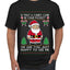 Is That A Candy Cane In Your Pocket Naughty Santa, Ugly Christmas Sweater Unisex Men's T-Shirt