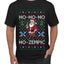 Skinny Santa Ho Ho Ho Ho-Zempic Weight Loss Shot, Ugly Christmas Sweater Unisex Men's T-Shirt