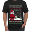 Santa Drone Show Reindeer, Ugly Christmas Sweater Unisex Men's T-Shirt