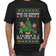 From The Windows To The Walls I'm About To Deck These Halls, Ugly Christmas Sweater Unisex Men's T-Shirt