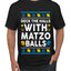 Deck The Halls With Matzo Balls Hanukkah, Ugly Christmas Sweater Unisex Men's T-Shirt