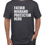 Father Husband Protector Hero Best Dad Husband Father Gift Father's Day Men's T-Shirt