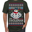 Frosty the Swoleman Funny Workout Lifting Snowman MovieUgly Christmas Sweater Men's T-Shirt
