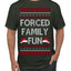 Forced Family Fun, Xmas Holiday Funny Ugly Christmas Sweater Men's T-Shirt