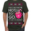 You Can Take Me Hot to Go, Hot Cocoa Viral Song Pop Music Ugly Christmas Sweater Men's T-Shirt