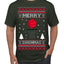 Merry Swishmas Basketball Sports Ugly Christmas Sweater Men's T-Shirt
