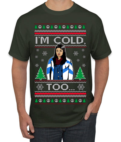 I'm Cold Too Funny Classic 70s Show Damn Jackie Ugly Christmas Sweater Men's T-Shirt