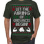 Let the Airing of Grievances Begin Funny TV Sitcom Festivus Ugly Christmas Sweater Men's T-Shirt