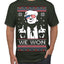 We Won Funny 45 47 President Trump Shot USA Glasses Ugly Christmas Sweater Men's T-Shirt